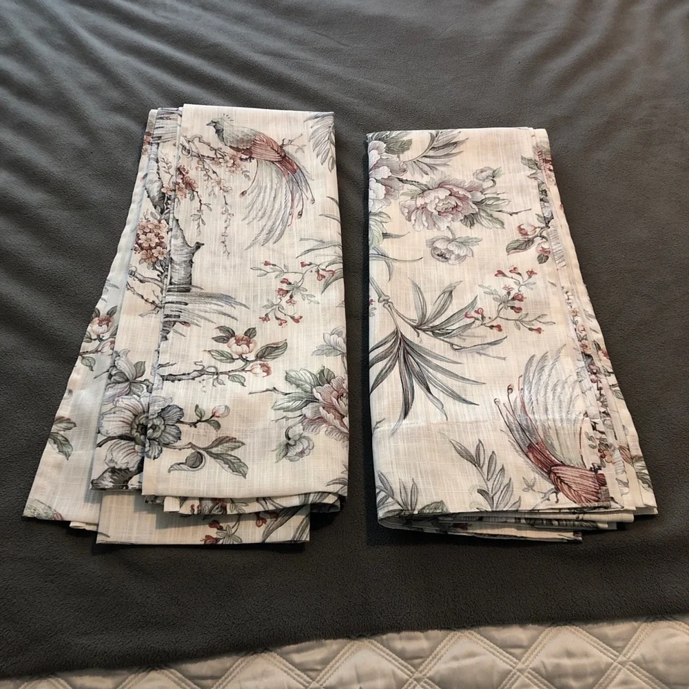 Moss & Willow Beige 37”W x 96”L Curtain Panels Bundle Lot of 2 Please Read
